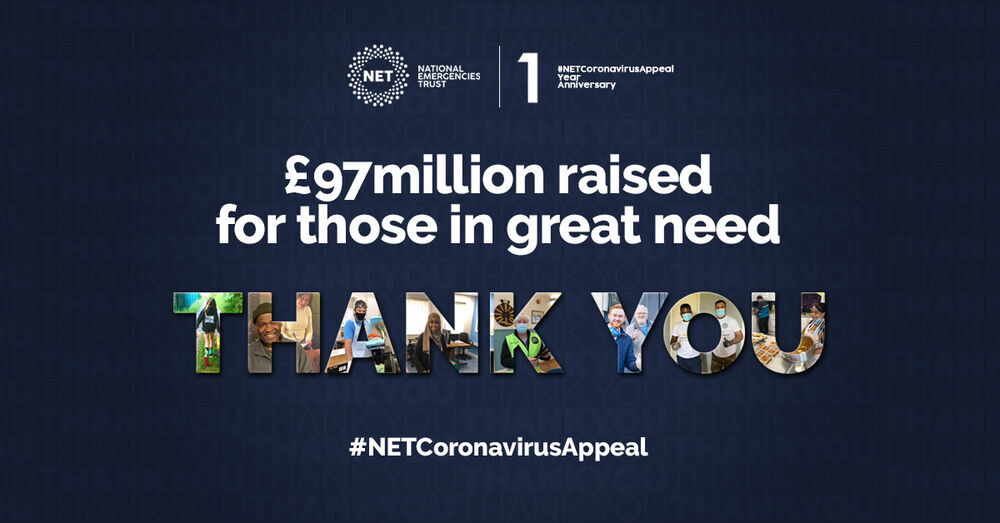 NET’s Coronavirus Appeal raised almost £100million.
