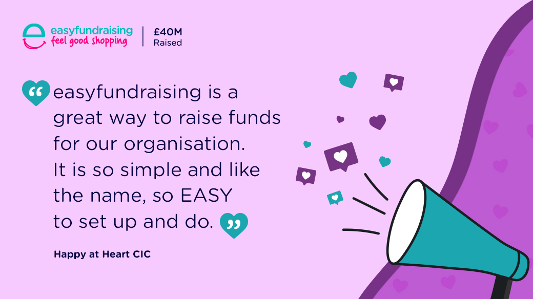 easyfundraising is a great way to raise funds for your organisation.