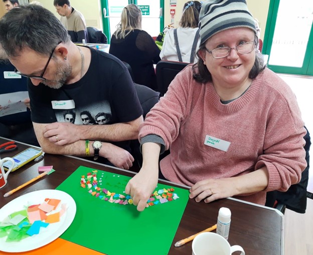 Warwickshire County Council Social Impact Fund supports Crafty Lunch Club.